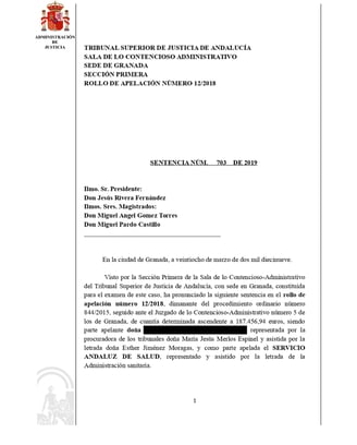 sentencia condena negligencia medica por error diagnostico