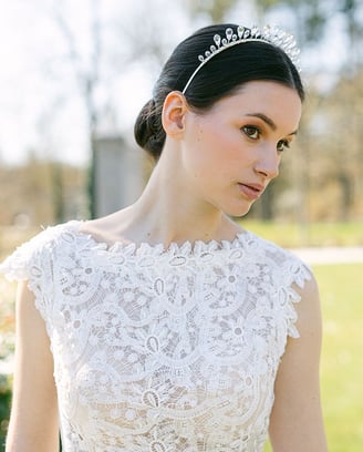 A line lace wedding dress brussels