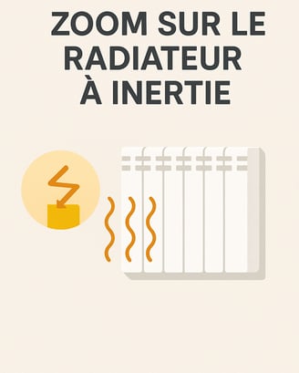 zoom image raditeur inertie solution bretagne Rennes Vannes mon chauffage breton chaleur douce éco