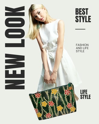 genuine leather bags, hand  painted leather  purse