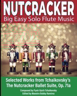 Nutcracker Big Easy Solo Flute Music Book