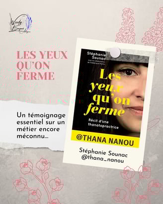 Les yeux qu'on ferme, le premier livre coup de cœur de Thana Nanou.