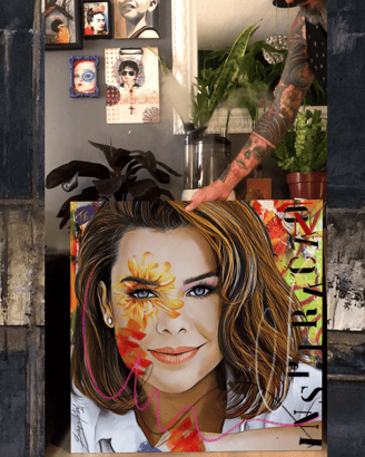 Quadro único em Pop-Art para expressar sua individualidade