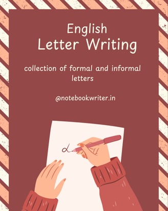 English letter writing, formal letter in english, informal letter writing , letter to friendn