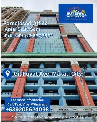 Foreclosed office in  Makati City