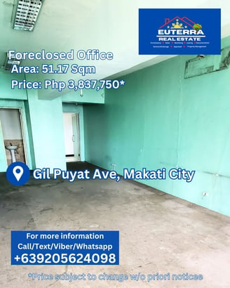 Foreclosed Commercial Unit with own comfort room