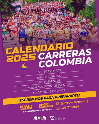 Calendario running colombia