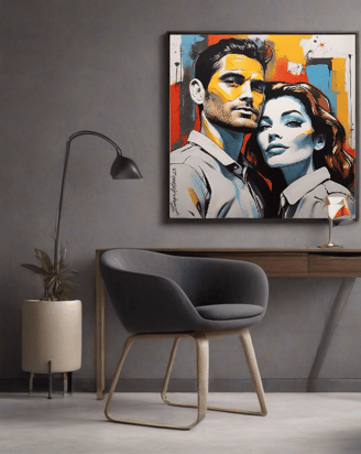 Pintura personalizada em Pop-Art