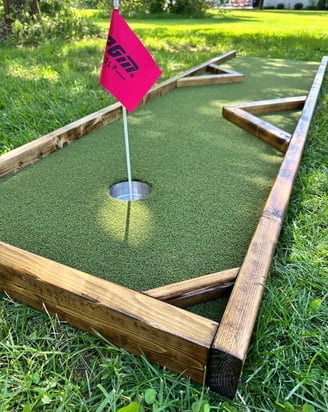 One of our custom-built holes