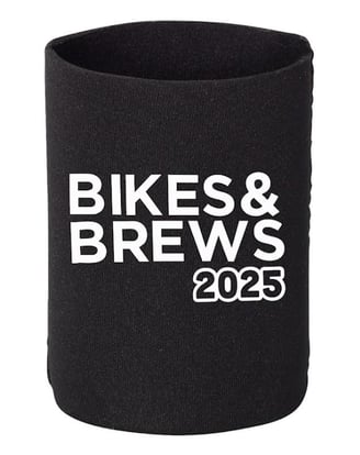 2025 Bikes & Brews koozie