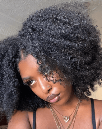 long natural hair