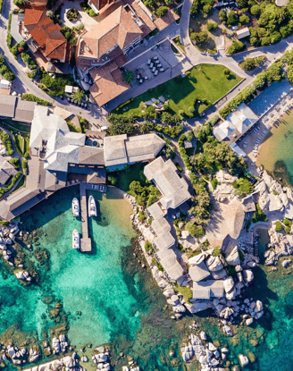 Hôtel & Spa des Pêcheurs von Oben