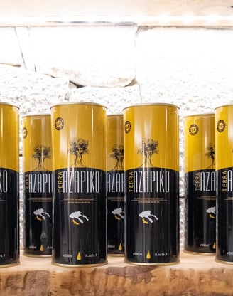 Terra Azapiko-a cold-pressed extra virgin olive oil with superior quality product, not been affected by heating or chemicals.