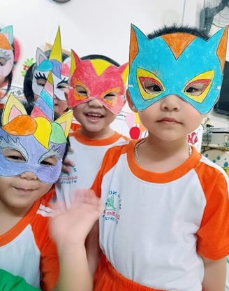 Hình các bé trường Mầm Non 1-6