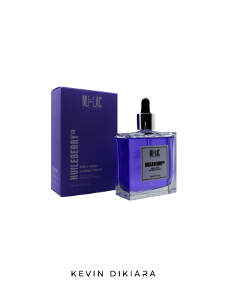Mulac Huileberry 10 - Olio Siero Per Capelli - Flacone In Vetro + Packaging Esterno In Cartone