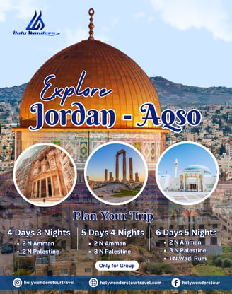 Paket jordan Al Aqso | Holy Wonders Tour & Travel