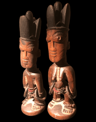 ibeji egbe twin figure ibedji yoruba cult culte jumeaux nigeria