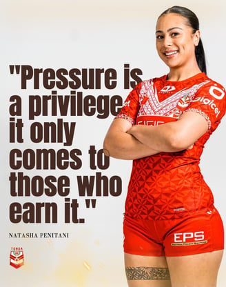 Australian Tongan rugby player Natasha Penitani Mate Maa Tonga Rugby League 