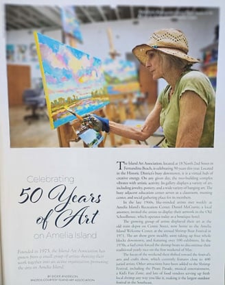 frosio in islander magazine