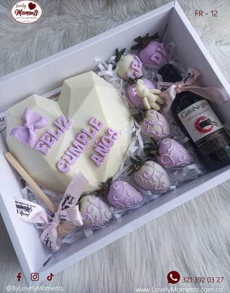 cajas de fresas con chocolate en Pereira