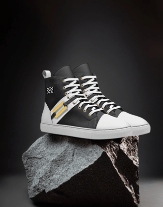 YESHUA Apparel - Eco Metal High Top Sneakers