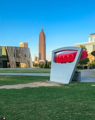 Coca cola sign Atlanta, getting to know other cultures