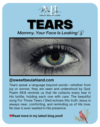 Tears - Mommy, your face is leaking