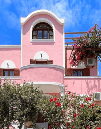 Villa Georgia Rooms and Studios in Perissa Beach Santorini island