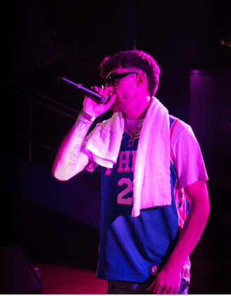 Cantante, concerto live, concerto