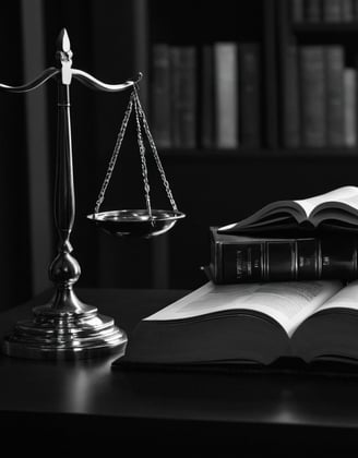 An open legal textbook with handwritten notes beside it — capturing the everyday hustle of students