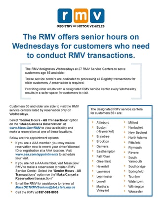 RMV Senior Poster