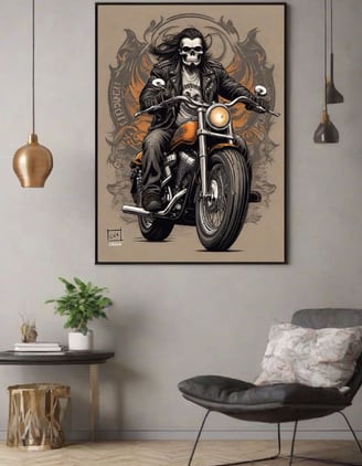 Quadro Harley-Davidson: Celebre a icônica marca de motocicletas na sua parede