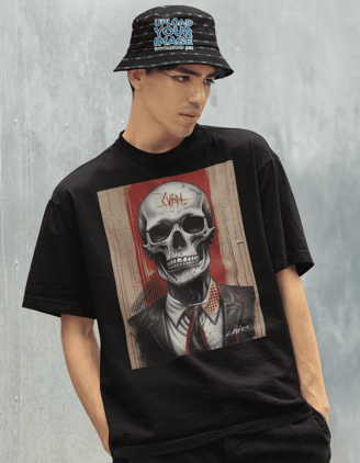 Detalhes Urbanos: Camiseta Cavérik com Grafite e Caveira