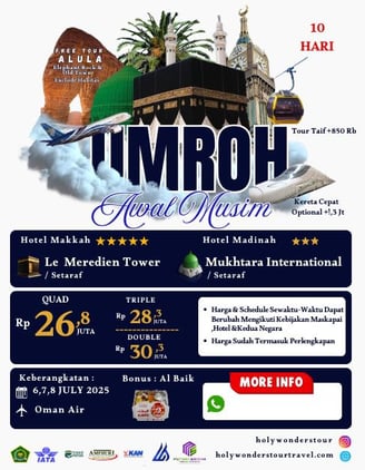 Paket Umroh | Holy Wonders Tour & Travel