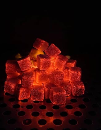 cube charcoal briquette