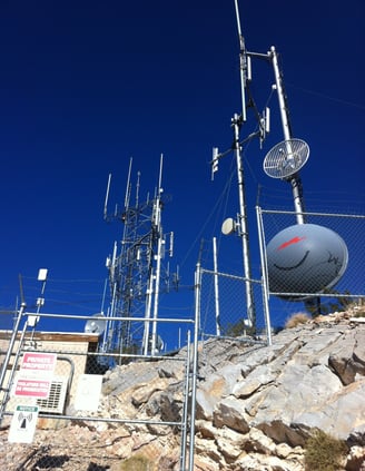 Towers atop Frenchman Mountain