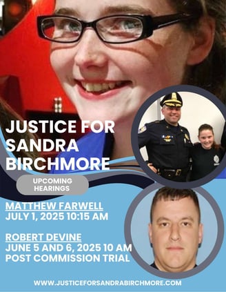 Sandra Birchmore Case Upcoming Hearings Matthew Farwell Robert Devine 