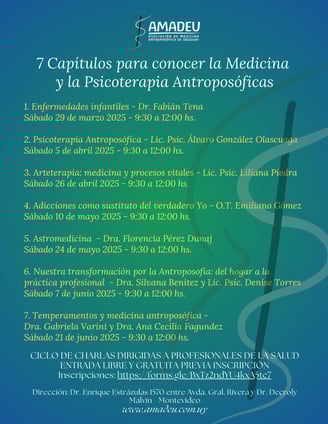 7 Capítulos para conocer la Medicina y la Psicoterapia Antroposóficas.