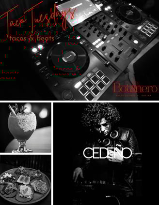 Taco Tuesday - Dj Cedeño - Tacos and Margaritas