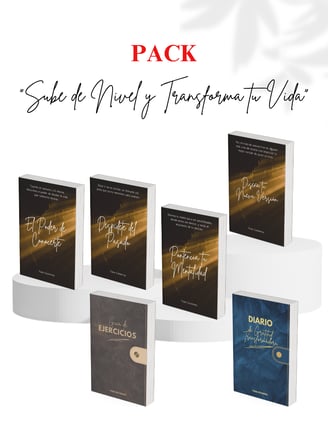 PACK DE LIBROS SUBE DE NIVEL Y TRANSFORMA TU VIDA