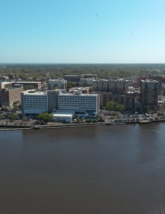 Wilmington dockside riverwalk intercoastal waterway Cape Fear river