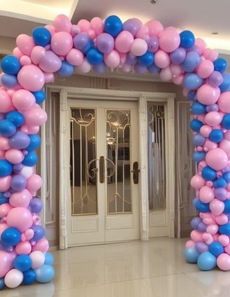 baby welcome balloon decoration indore