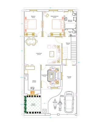 house plan design in deoghar of aakaar constrologixtix
