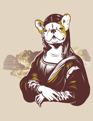 Mona Lisa Frenchie