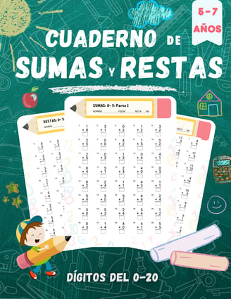 Cuaderno de sumas y restas