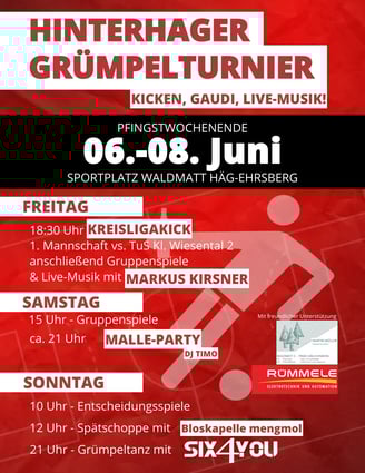 Grümpelturnier Häg-Ehrsberg 2025 Programm