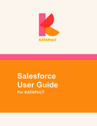Image of user guide writing sample from Glen Cadorette:  Salesforce User Guide cover.