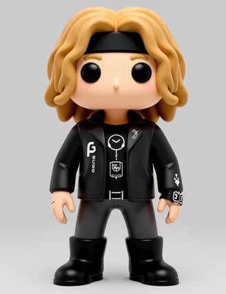 a black and white funko figure of a Enrique Bunbury