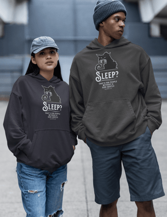 vivid calm designs, side gig club, Sleepless Grind, Hustler Cat, black cat, vivid calm designs