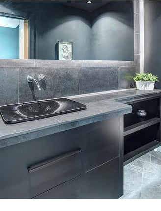 Slate stone custome installation